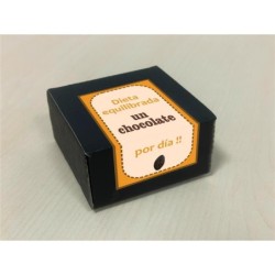 boite de 8 bonbons Chocolat pur forme levres vagin