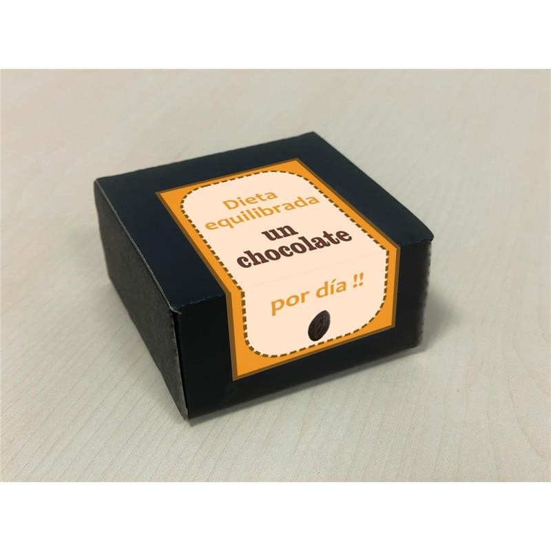 boite de 8 bonbons Chocolat pur forme levres vagin