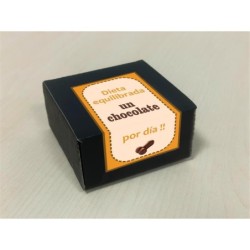 boite de 8 bonbons Chocolat pur forme pénis