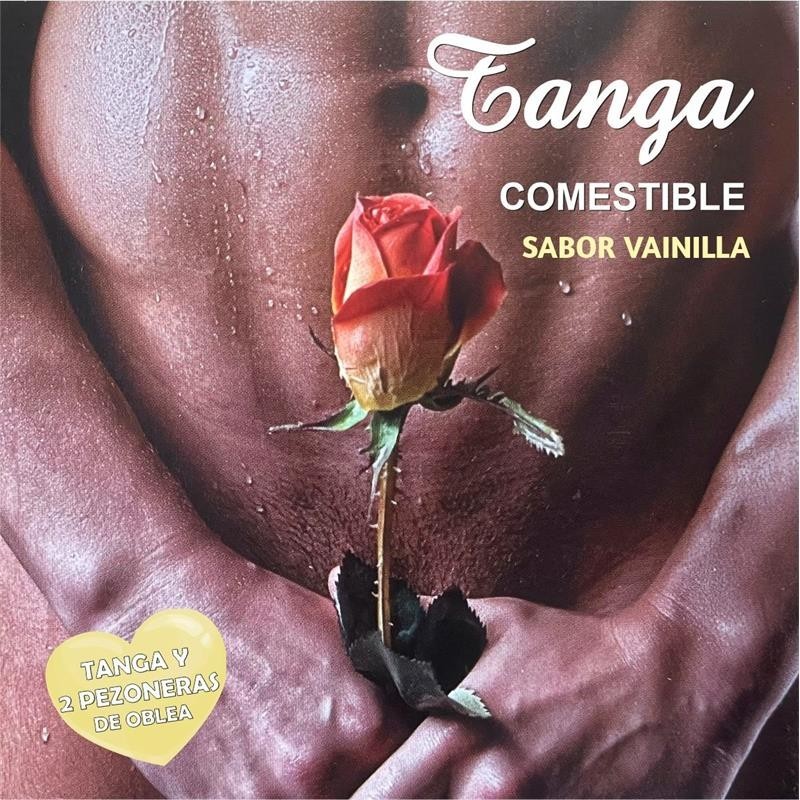 Tanga de Oblea et 2 nipples gout Vanille garçon