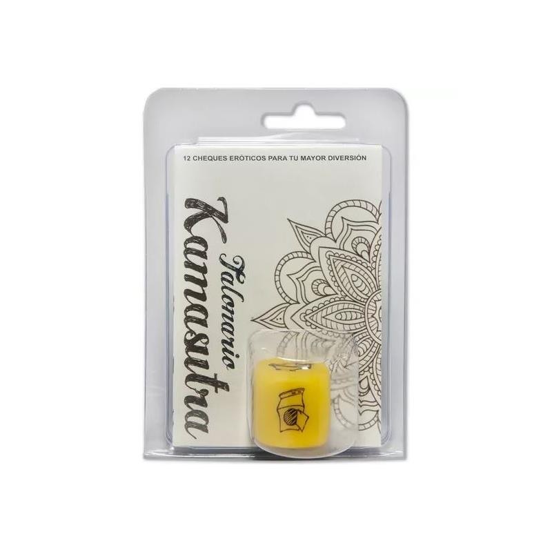 Ensemble dès d'objets et carnet Kamasutra