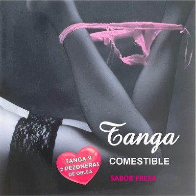 Tanga de Oblea et 2 nipples gout fraise