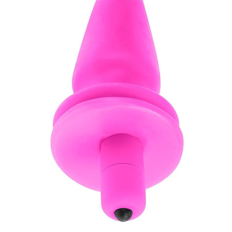 Vibromasseur anal Neon Plug Rose