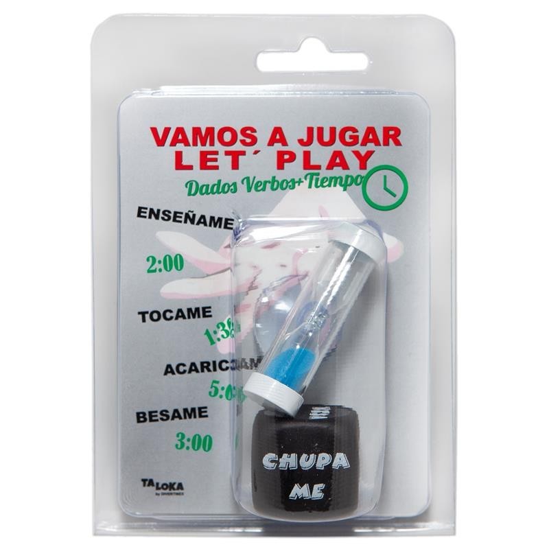 Set dès de Acciones et sablier