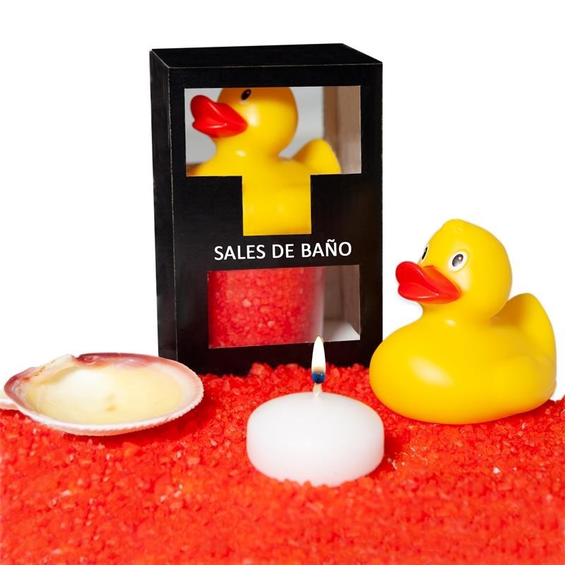 Set Ventes bain gout fruits rouges canard