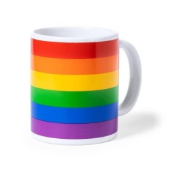 Tasse avec drapeau LGTB