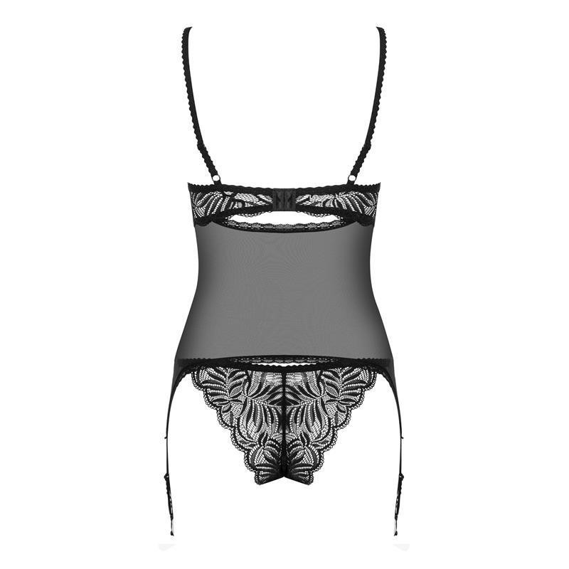 Ensemble avec jarretelle Contica taille L/XL