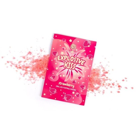 bonbons Explosivos sexe Oral Popping Bonbons unit gout fraise