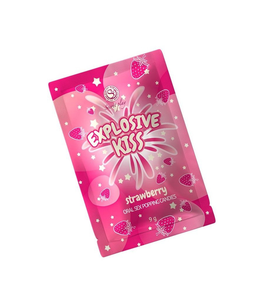 bonbons Explosivos sexe Oral Popping Bonbons unit gout fraise
