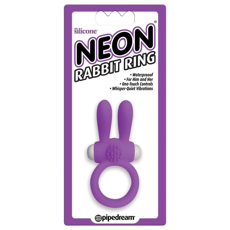 Bague Néon Lapin Couleur pourpre