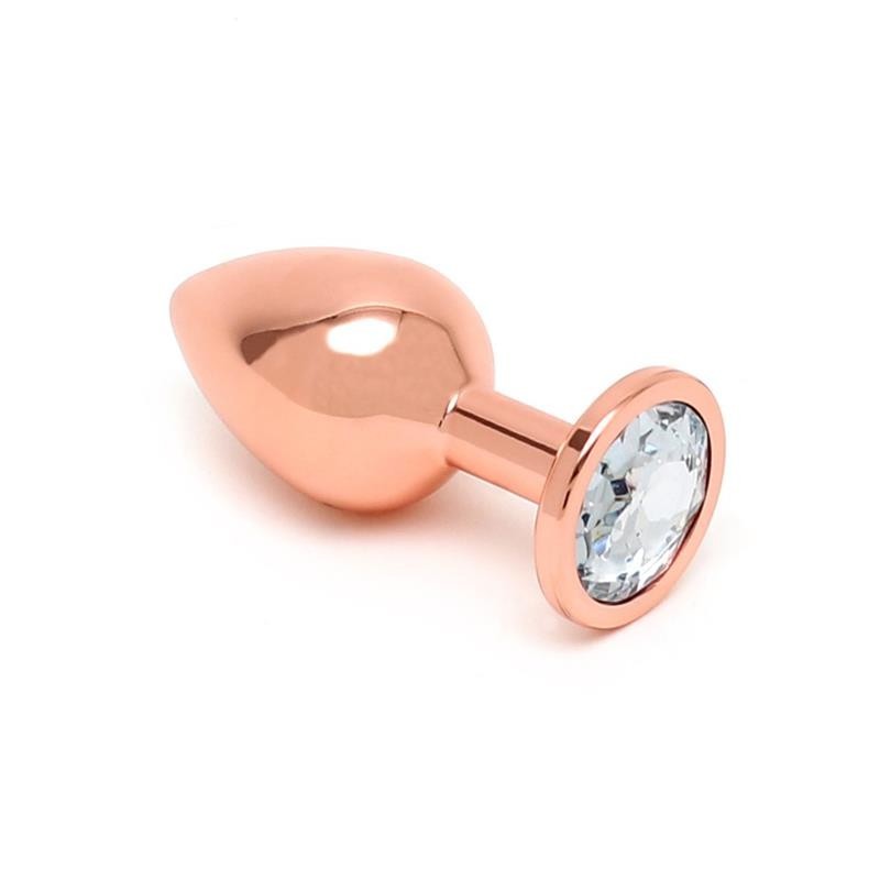 Plug Anal avec pierre Pisa Rose Gold