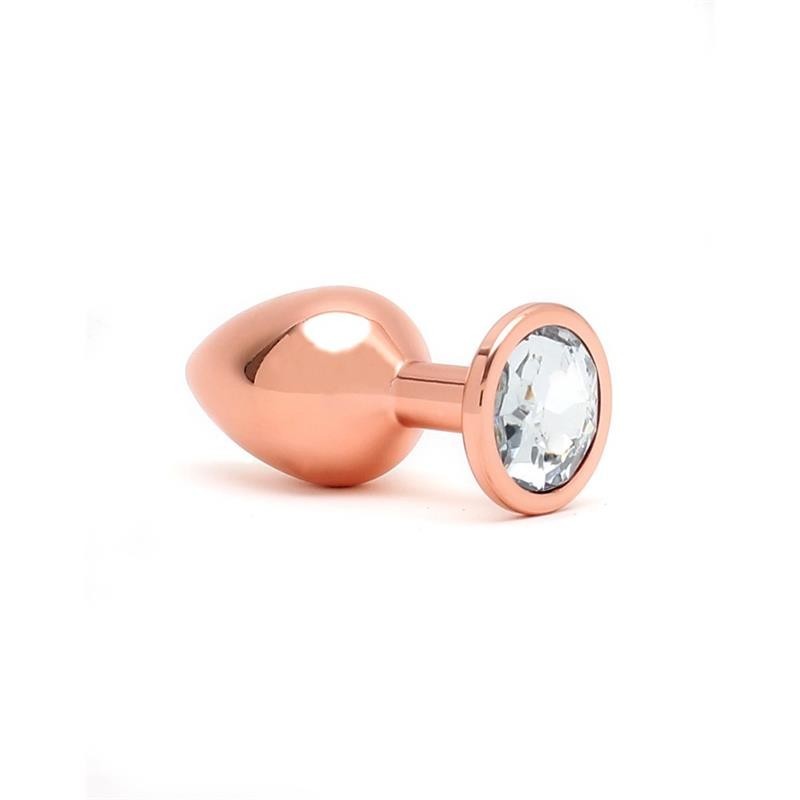 Plug Anal avec pierre Pisa Rose Gold