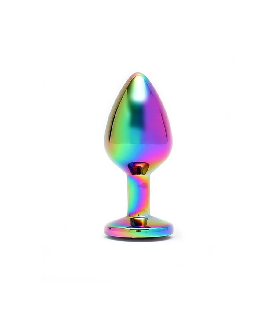 Plug anal avec pierre arc-en-ciel Pisa Rainbow