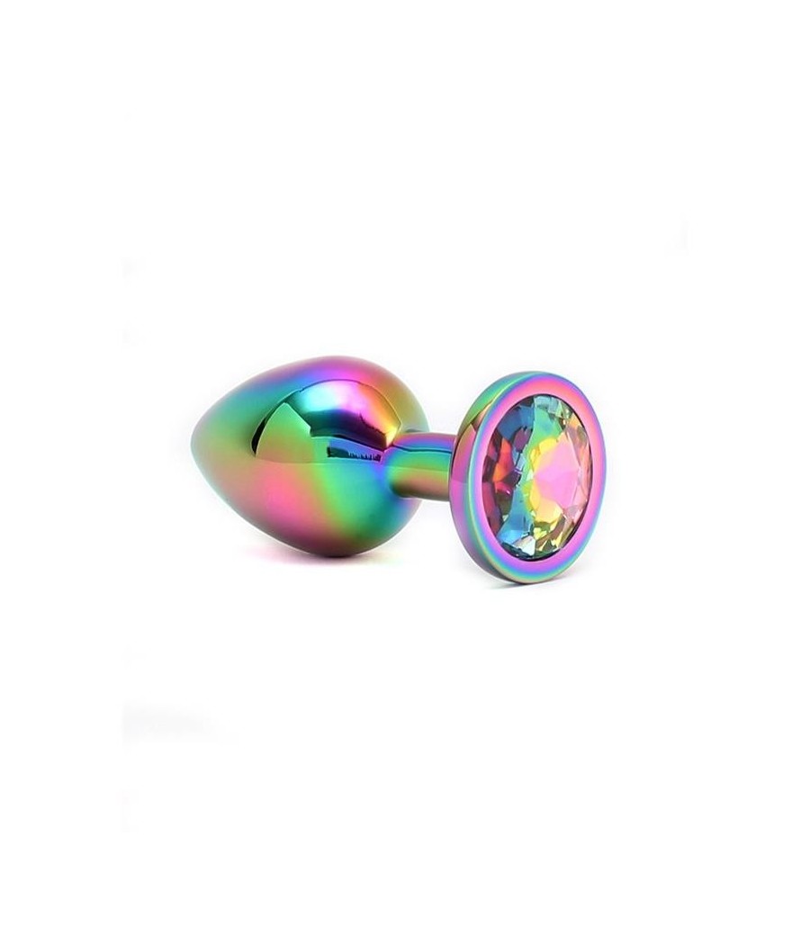 Plug anal avec pierre arc-en-ciel Pisa Rainbow