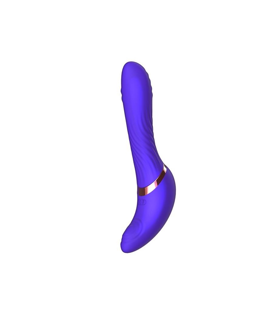 Rayden vibromasseur avec Pulsation et boules Internes amovibles Dos Positions