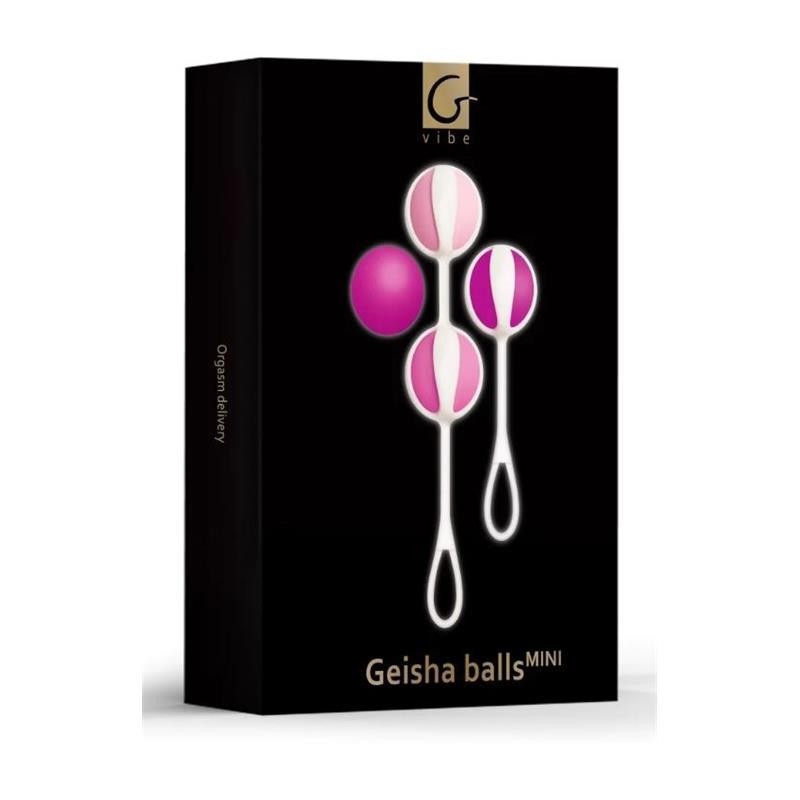 Coffret 4 Boules de Geisha Mini Framboise
