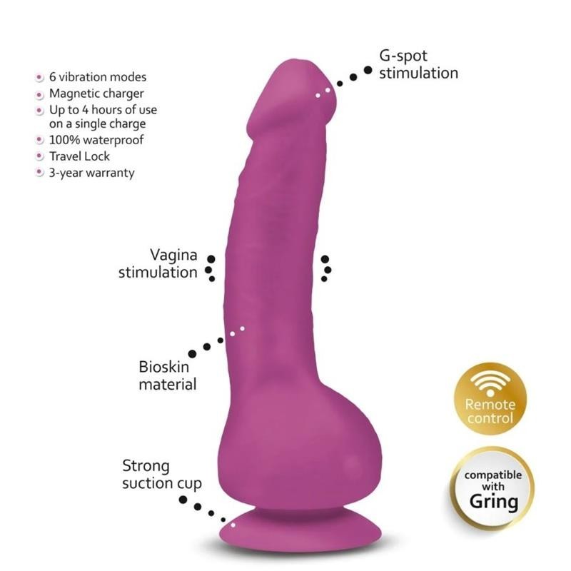 Vibromasseur Greal Mini Fuchsia