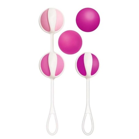 Lot de 5 boules de Geisha 3 Sugar Pink