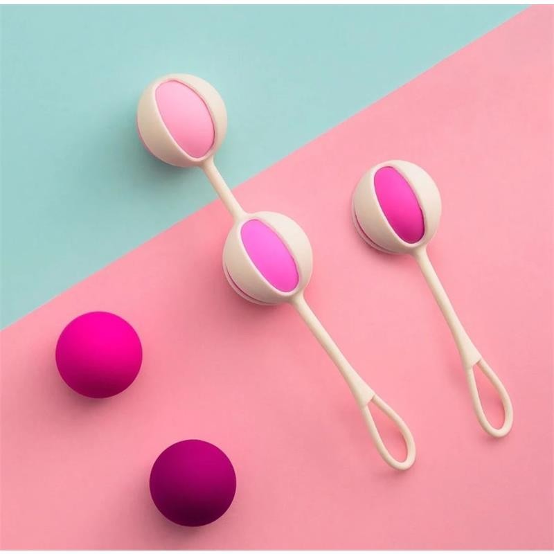 Lot de 5 boules de Geisha 3 Sugar Pink