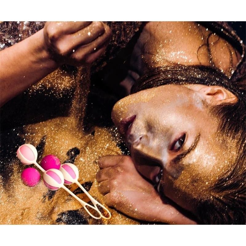 Lot de 5 boules de Geisha 3 Sugar Pink