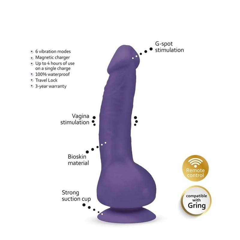 Grand vibromasseur violet