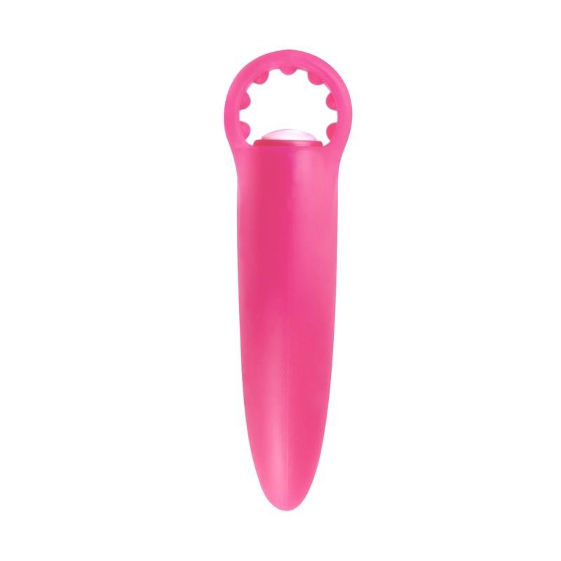 Mini Vibromasseur Néon Lil doigt rose