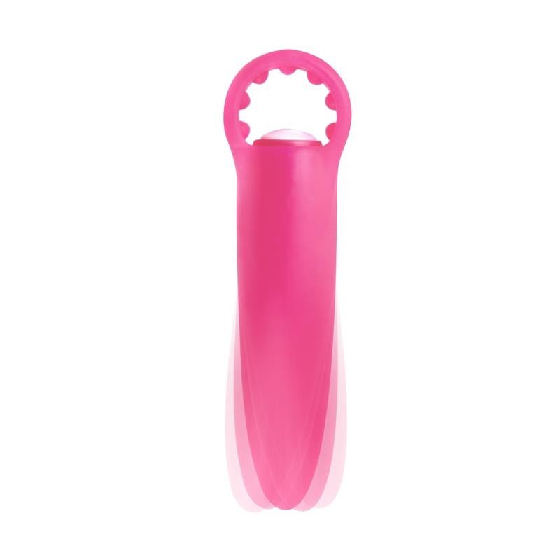 Mini Vibromasseur Néon Lil doigt rose