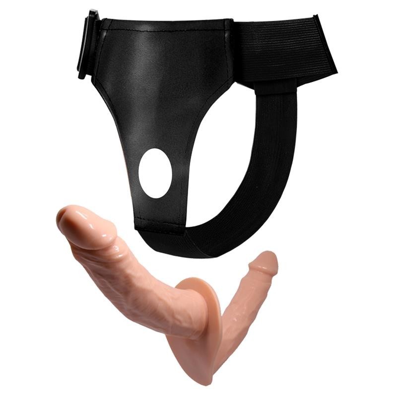 harnais avec Gode Double 7.1 + 5.9