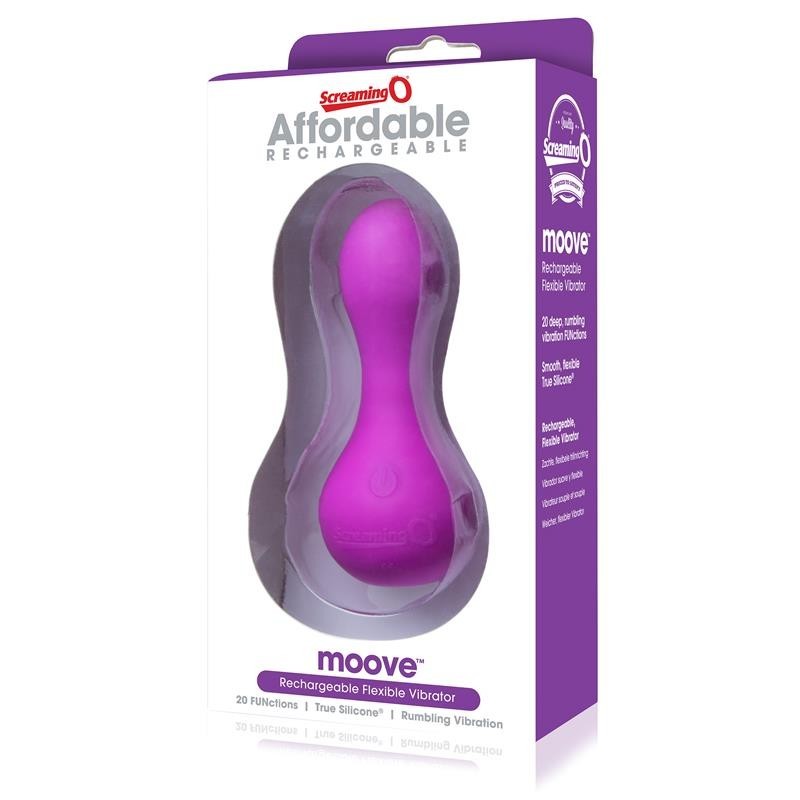 Vibromasseur rechargeable Moove - mauve