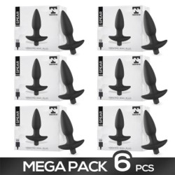 Pack de 6 Spear Plug Anal vibrant USB Silicone