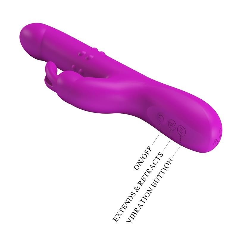 Reese vibromasseur avec boules internes et Thrusting USB