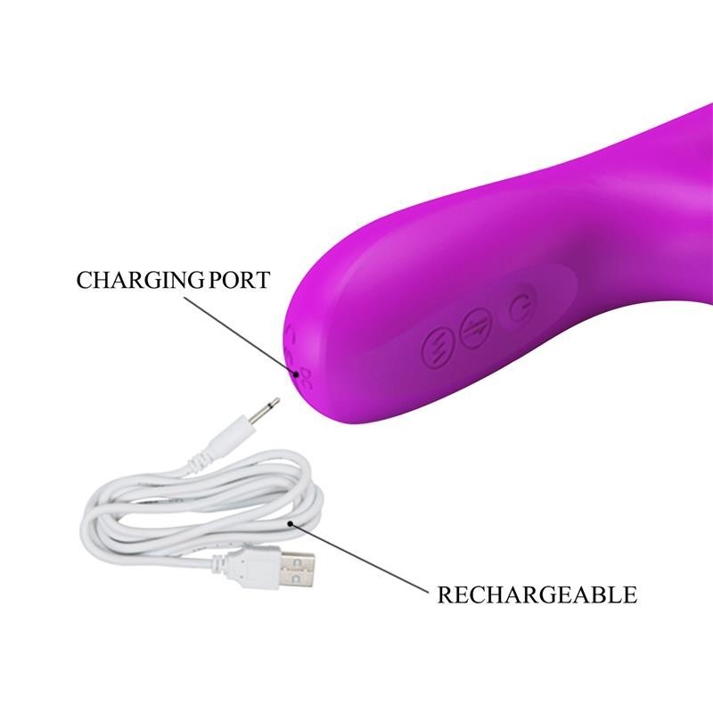 Reese vibromasseur avec boules internes et Thrusting USB