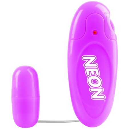 Neon balle vibrante a télécommande Luv Touch mauve