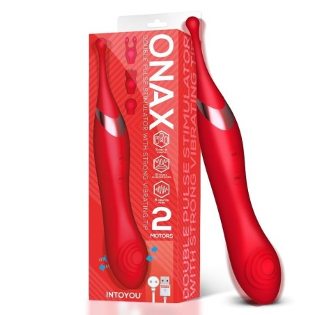 Onax stimulateur Double vibromasseur de Point et Double Pulsation USB