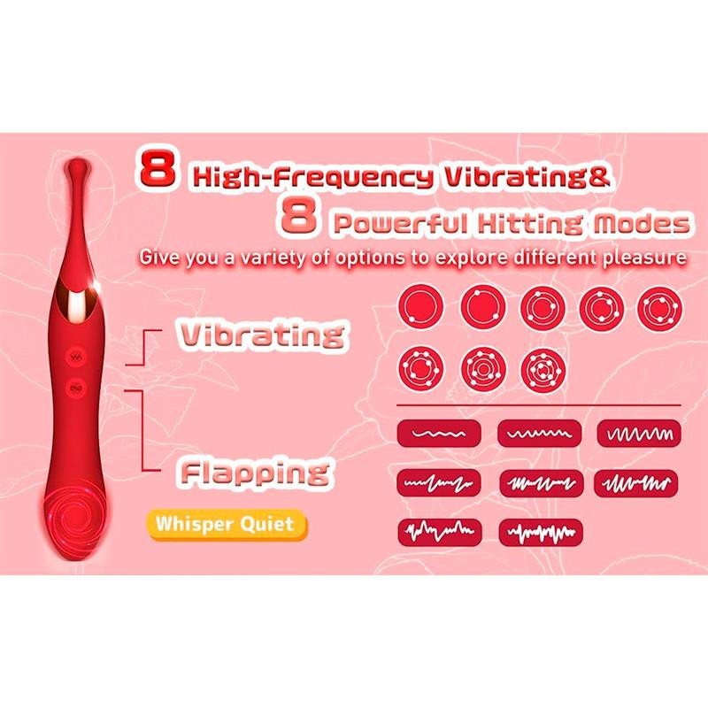 Onax stimulateur Double vibromasseur de Point et Double Pulsation USB