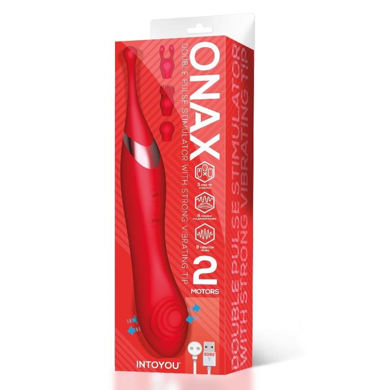 Onax stimulateur Double vibromasseur de Point et Double Pulsation USB
