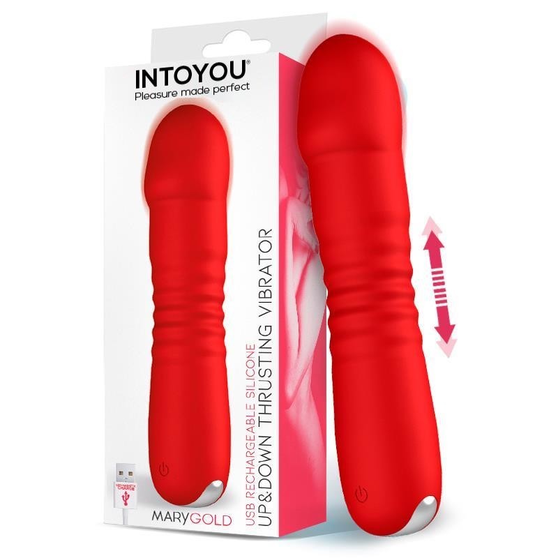 Marygold Stimulateur avec mouvement Thrusting Up & Down USB silicone