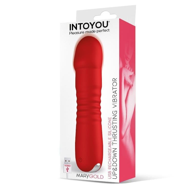 Marygold Stimulateur avec mouvement Thrusting Up & Down USB silicone