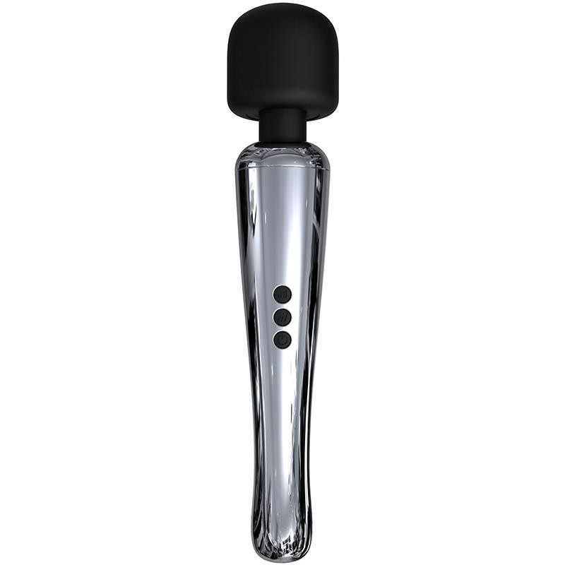 Baguette Vibromasseur High-Tech Super puissant USB Couleur Chrome silicone