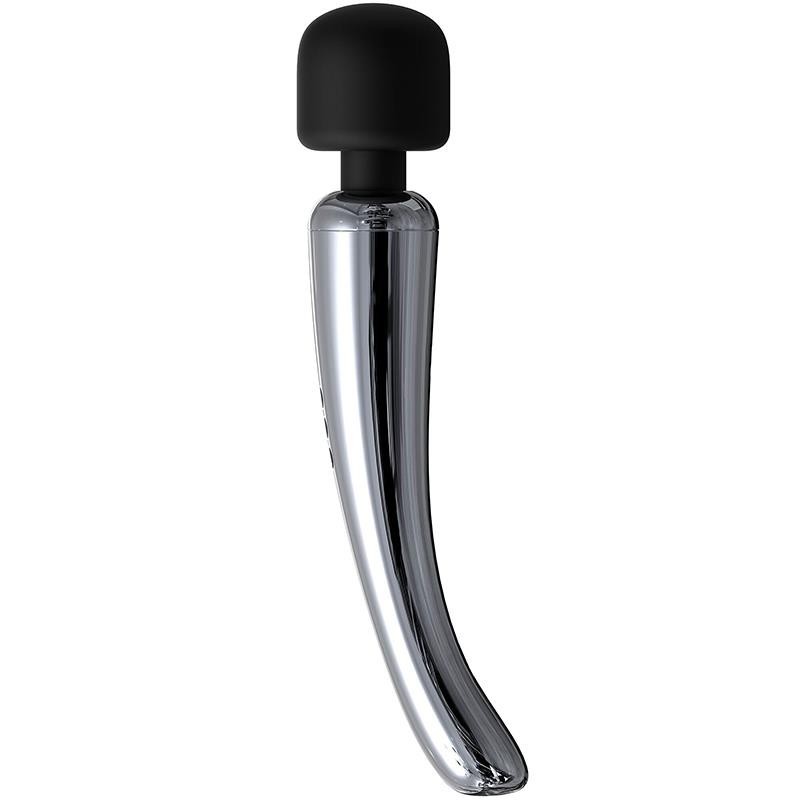 Baguette Vibromasseur High-Tech Super puissant USB Couleur Chrome silicone