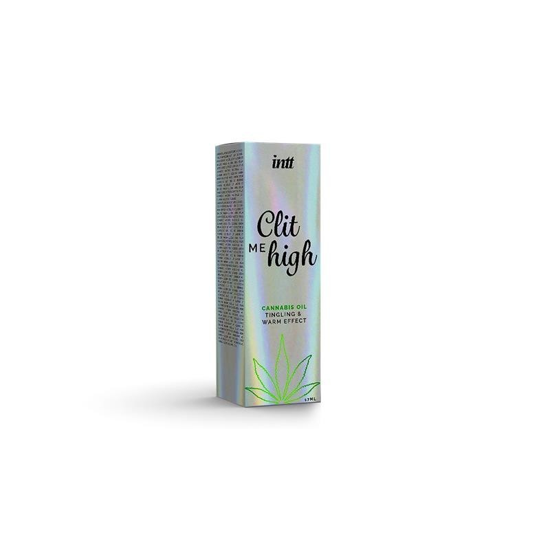 Stimulateur de clitoris Clit Me High avec de l'huile de cannabis