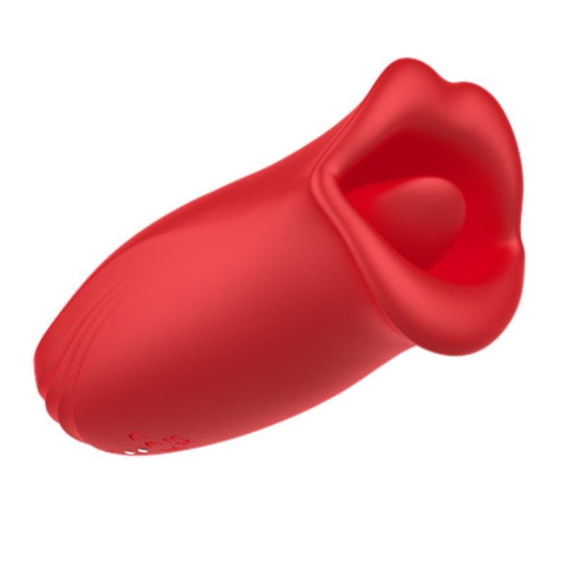 Ember Vibromasseur forme bouche avec Lameteo et Vibration USB silicone
