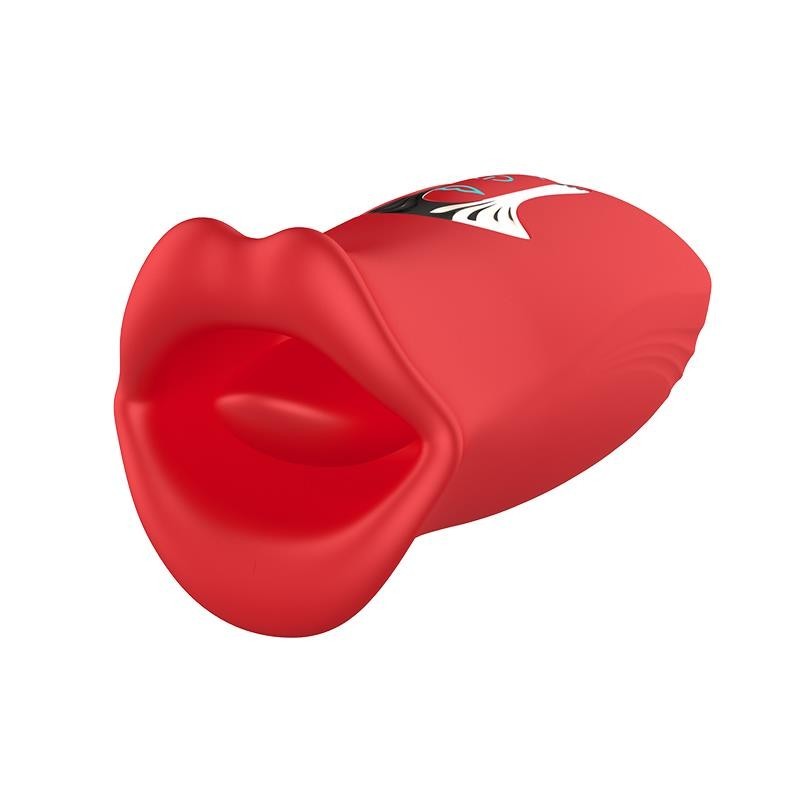 Ember Vibromasseur forme bouche avec Lameteo et Vibration USB silicone