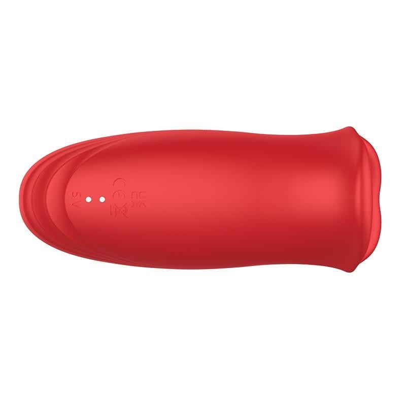 Ember Vibromasseur forme bouche avec Lameteo et Vibration USB silicone