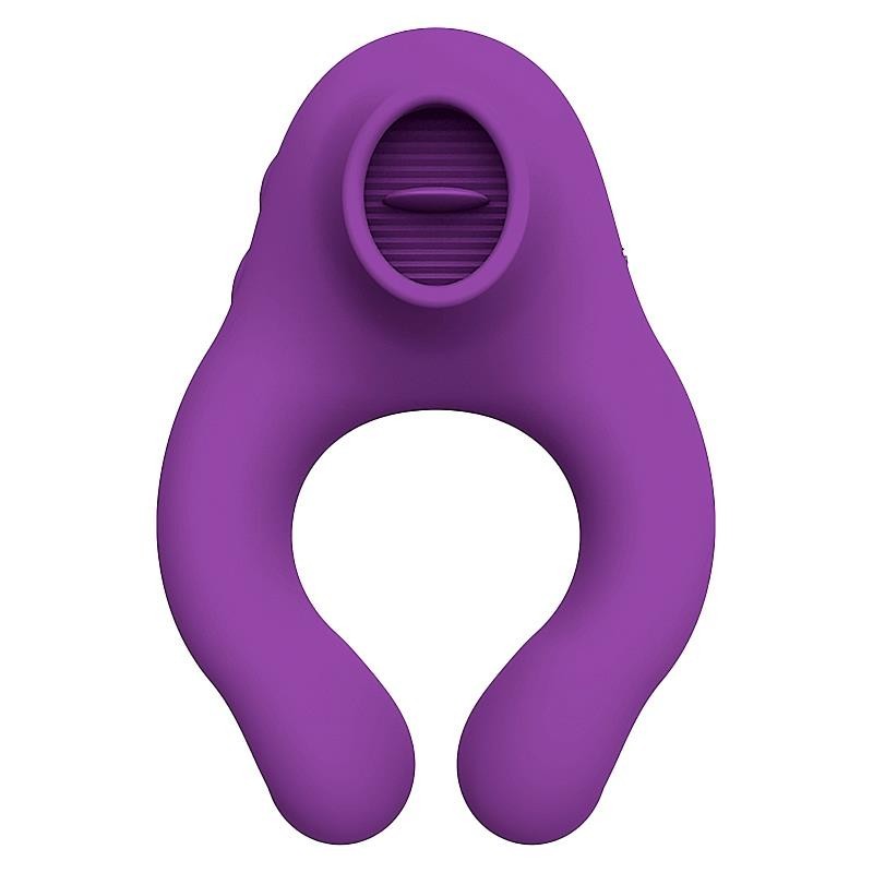 Fenda Anneau Vibromasseur avec langue stimulateur et télécommande 3 Moteurs USB magnetique
