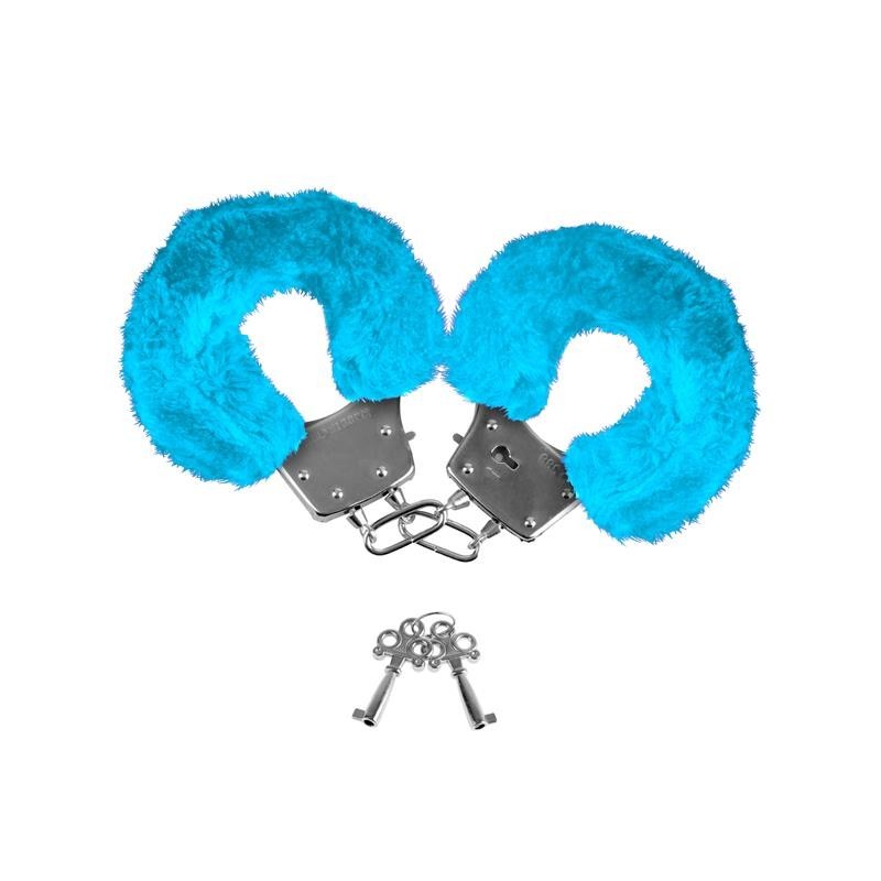 Neon menottes fourrure Couleur Bleu