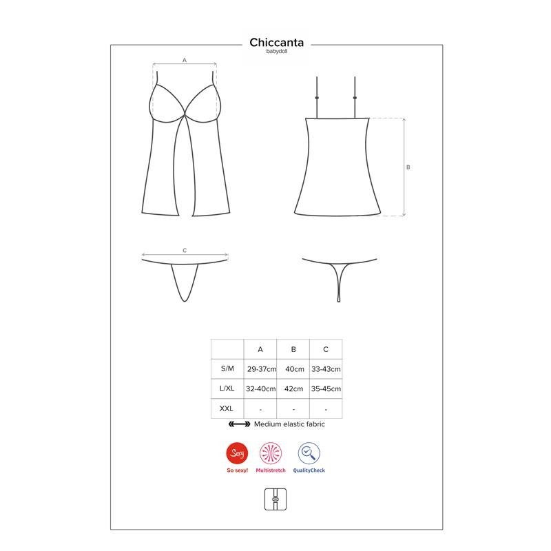 Chiccanta nuisette et Tanga Noir