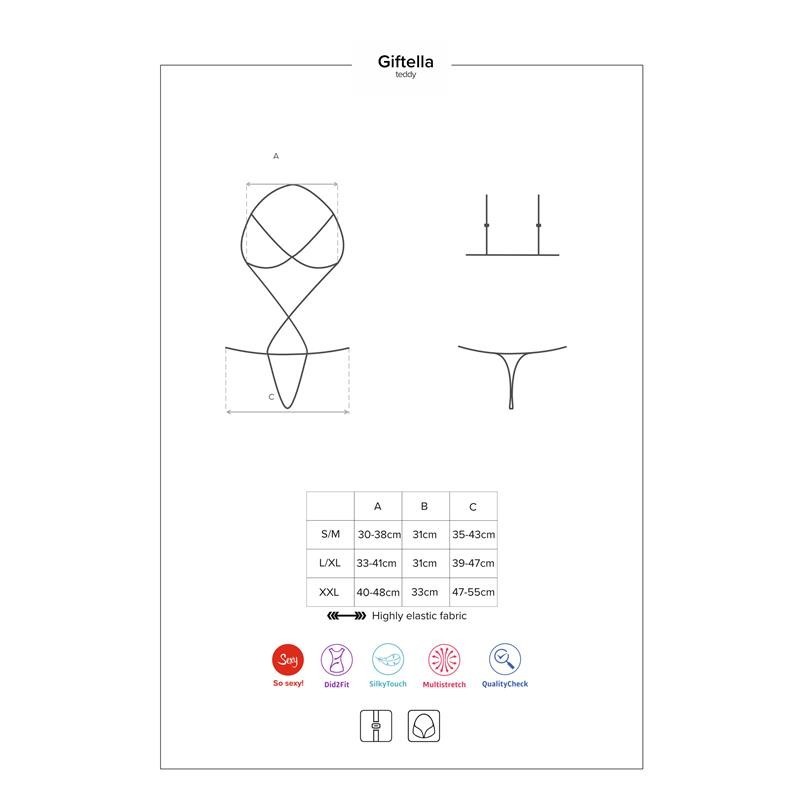 Giftelle teddy rouge