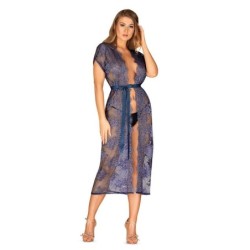 Kimono Flowlace Bleu Turquoise