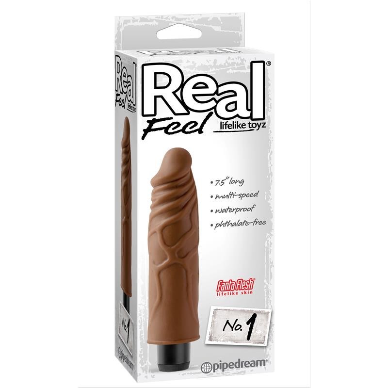 Real Feel Lifelike Toyz Vibromasseur No. 1 Marron